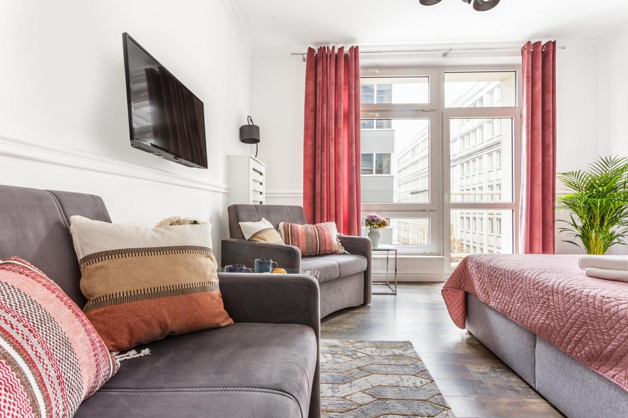 Charming Apartment In The City Center ワルシャワ エクステリア 写真