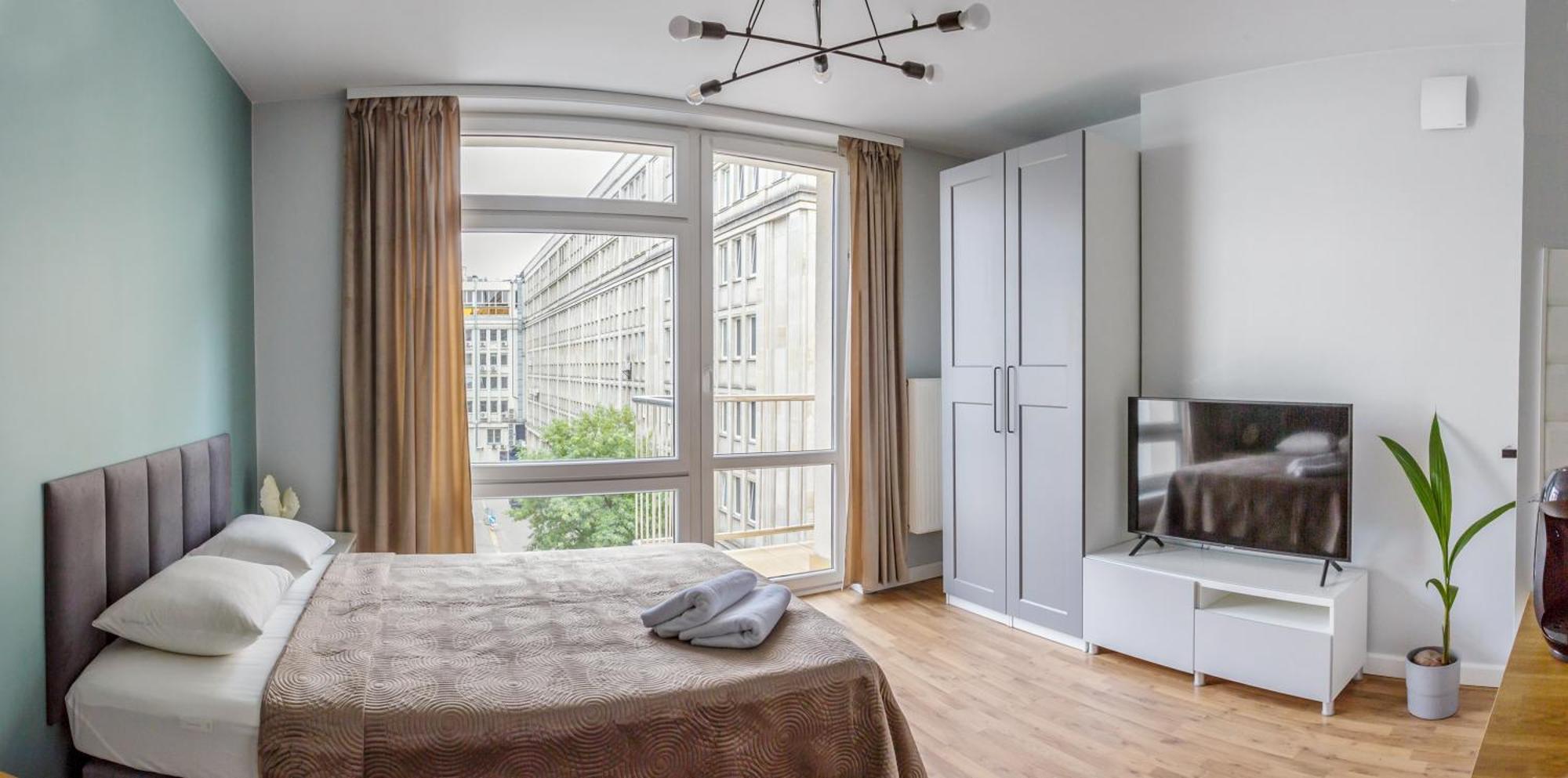 Charming Apartment In The City Center ワルシャワ エクステリア 写真